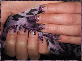 pose d'ongles acrylique et nail art